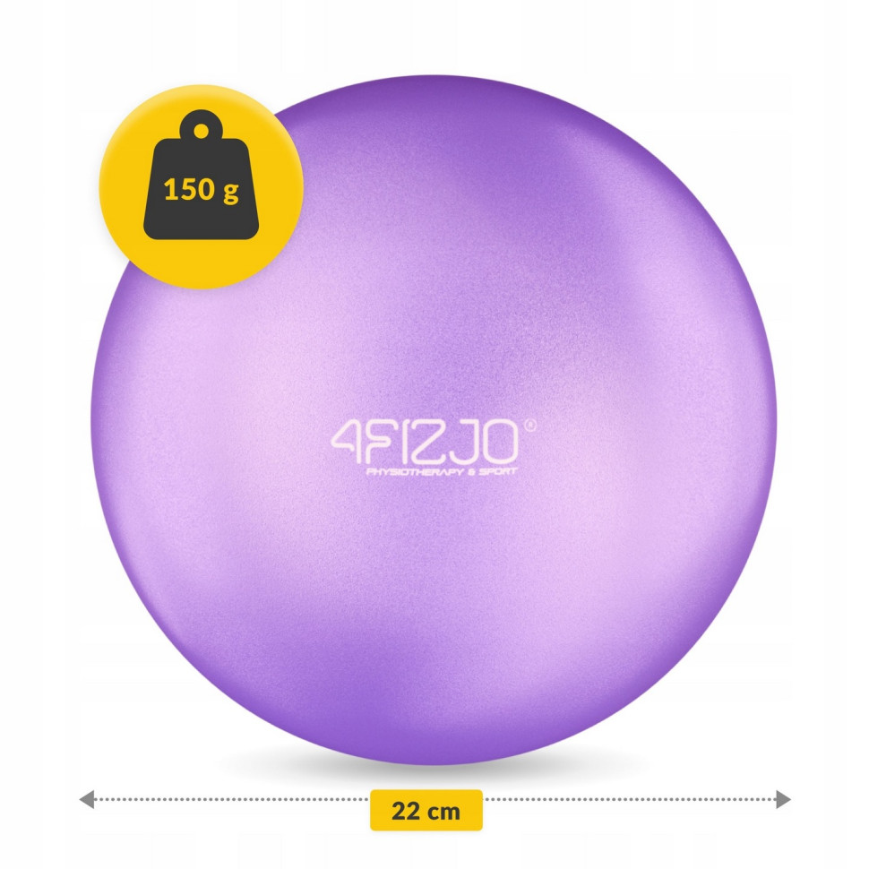 Мяч для пилатеса и реабилитации 4FIZJO P-5905973404860 Violet 22 см 