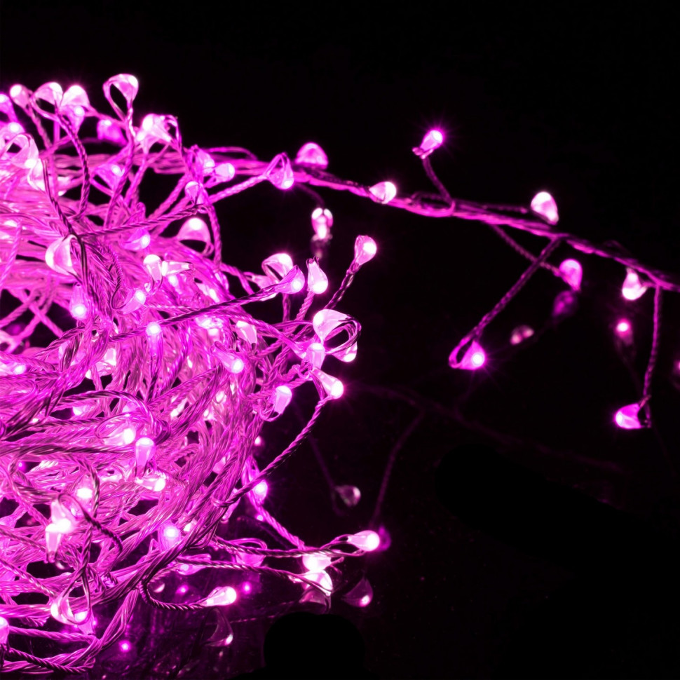 Гирлянда Springos CL0091, 3 м 300 LED, Cold White/Pink
