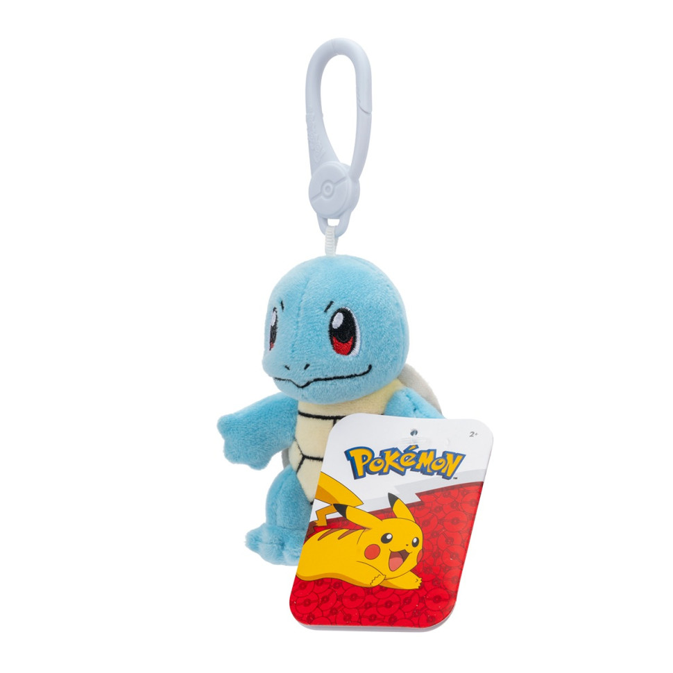 Дитяча м'яка іграшка на кліпсі Сквиртл W11 Pokemon PKW3922, 9,6 см