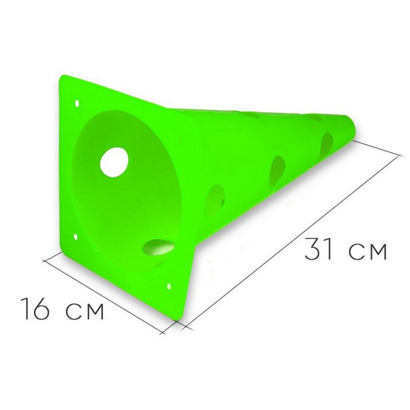 Конус-фішка спортивна EasyFit EF-1679-GN 31 см, зелена