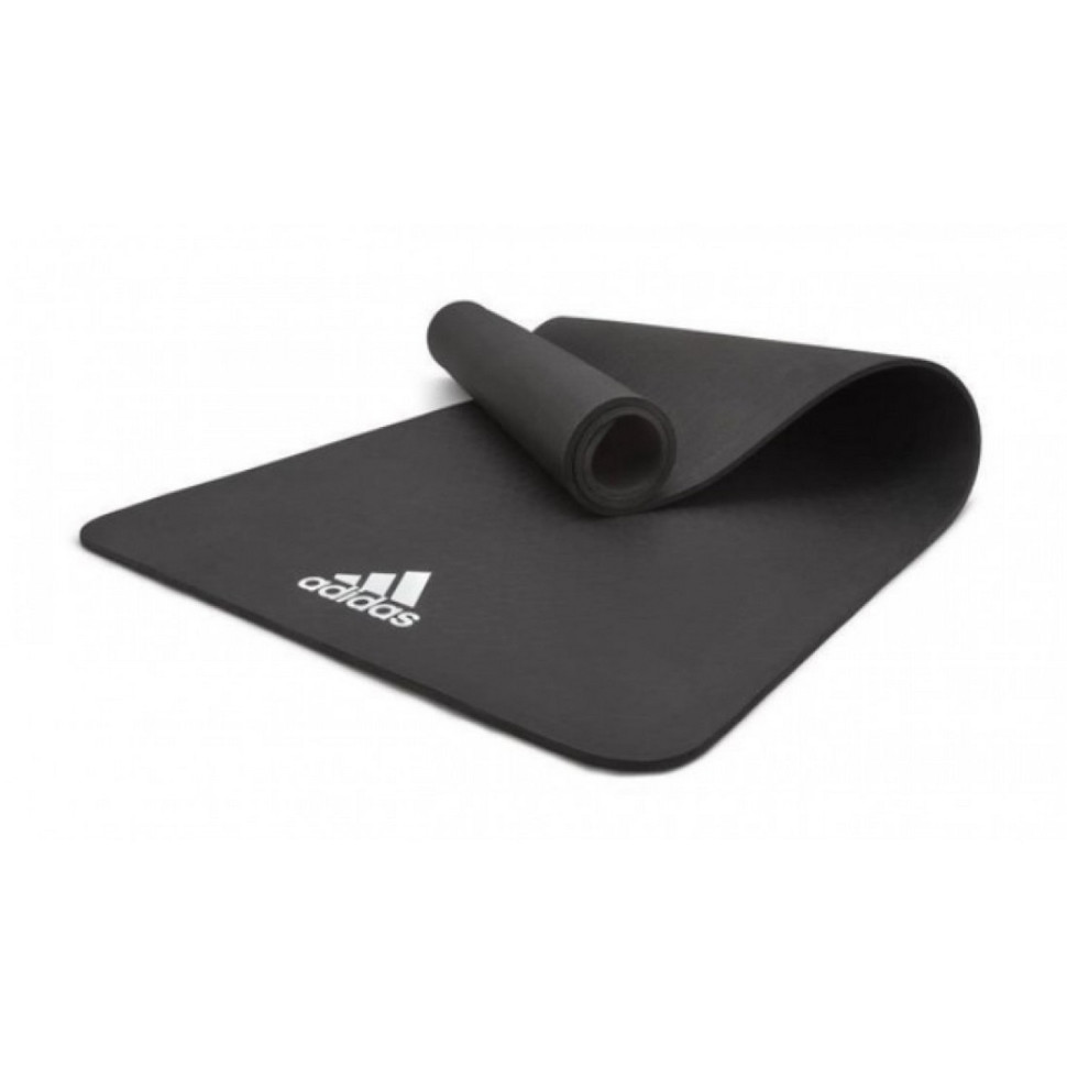 Килимок для йоги Yoga Mat Adidas ADYG-10100BK, чорний 176 х 61 х 0,8 см