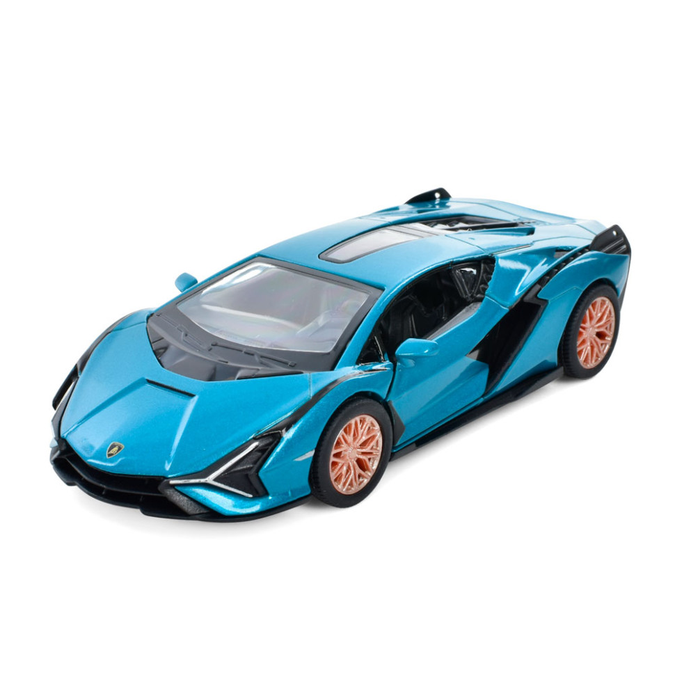 Инерционная машинка Lamborghini Sian FKP 37 Kinsmart KT5431W металлическая