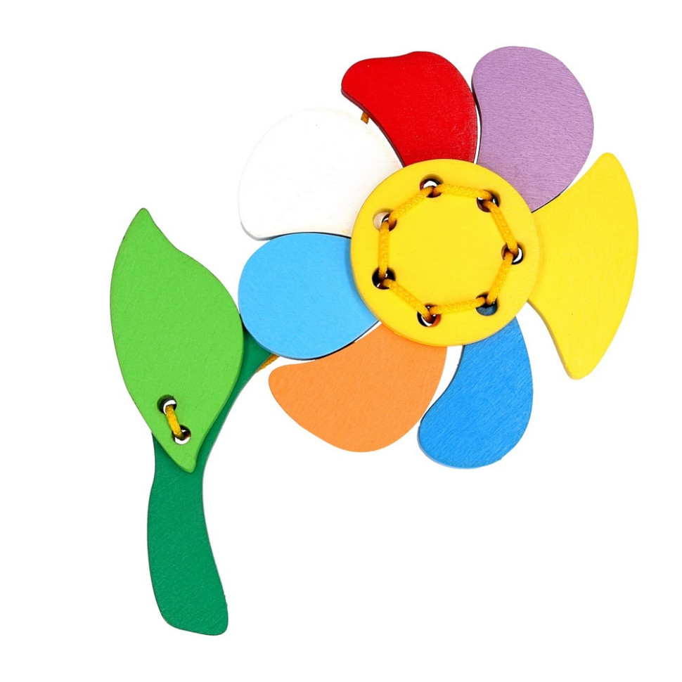 Детская деревянная шнуровка 