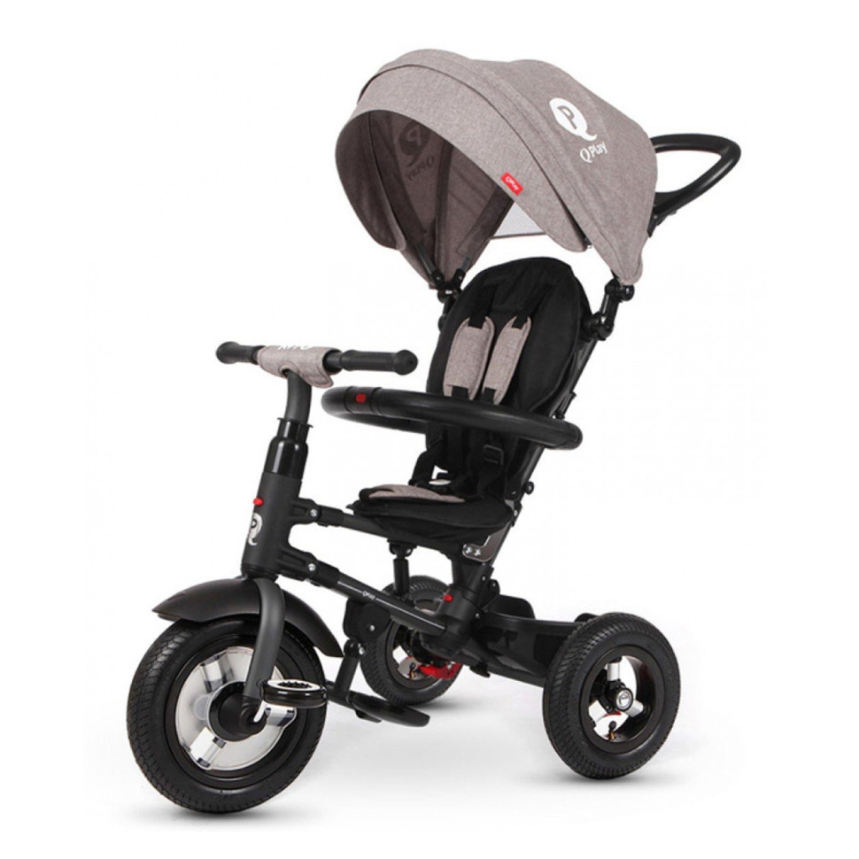 Велосипед триколісний дитячий Qplay S380-2Grey RITO AIR Grey