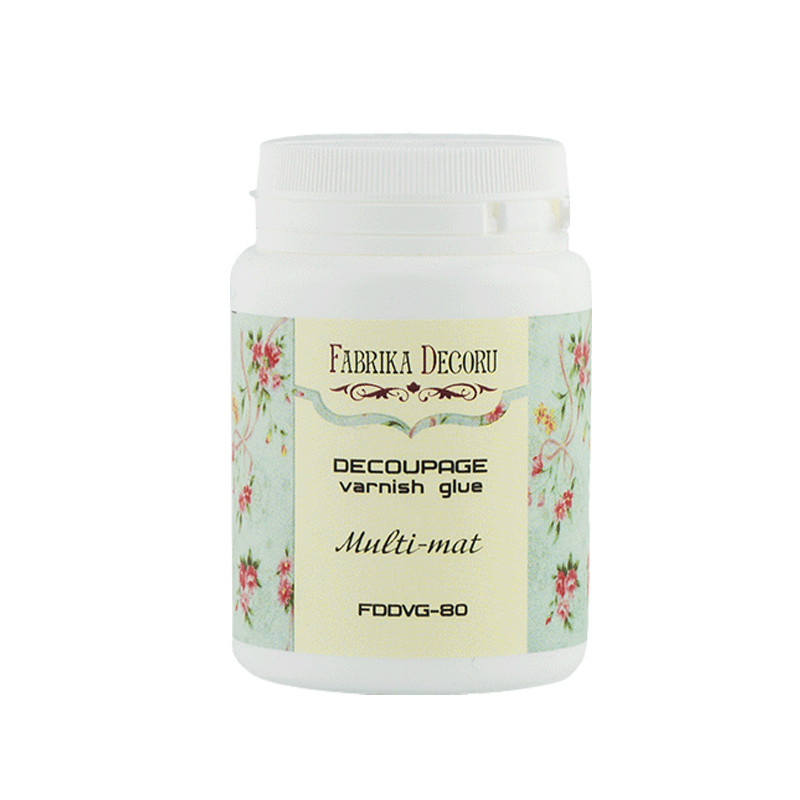 Клей-лак для декупажа Fabrika Decoru FDDVG-80, 80 мл, прозрачный, сатиновый