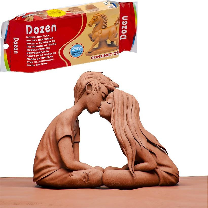 Пластилін скульптурний Bambi B250 теракотовий 250 г