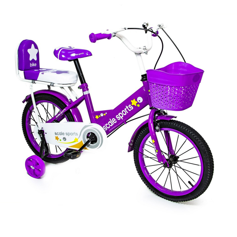 Дитячий двоколісний велосипед T15 Scale Sports 1164900596 фіолетовий