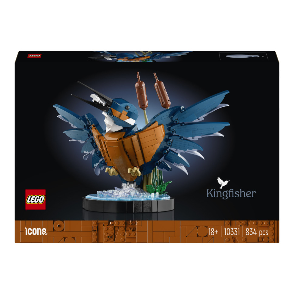 Конструктор LEGO Icons Птах рибалочка 10331LG, 834 деталі