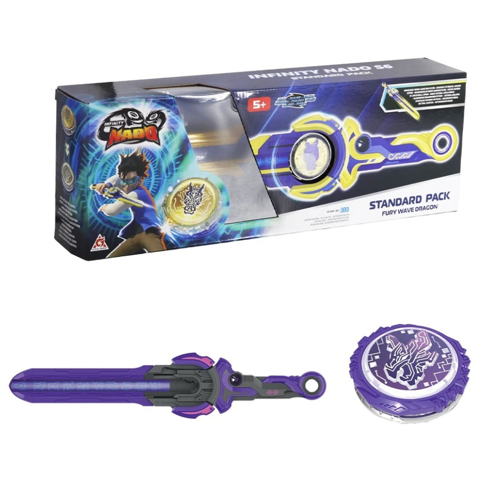 Дзиґа Infinity Nado EU654127 VI серія Standard Pack Dream World Magic Dragon Чарівний Дракон світу мрій