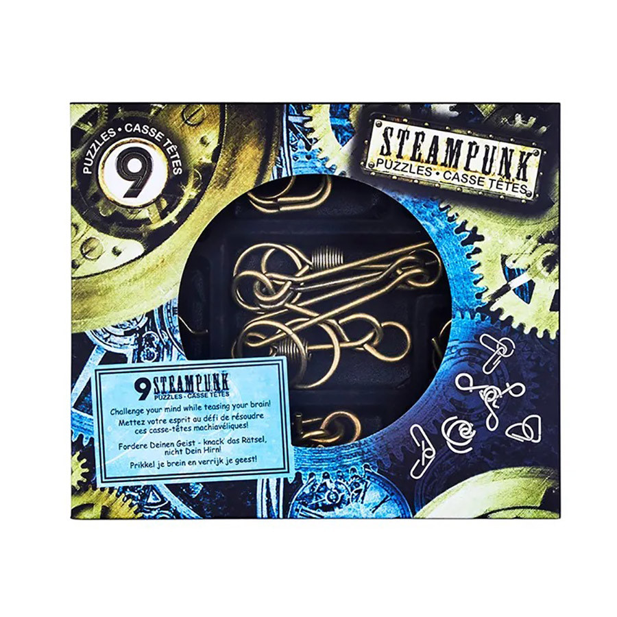 Набор головоломок 9 Steampunk Puzzles 473207 Blue set
