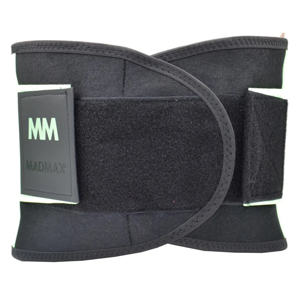 Пояс компрессионный Slimming belt MadMax MFA-277-GRN_M Black/neon green M