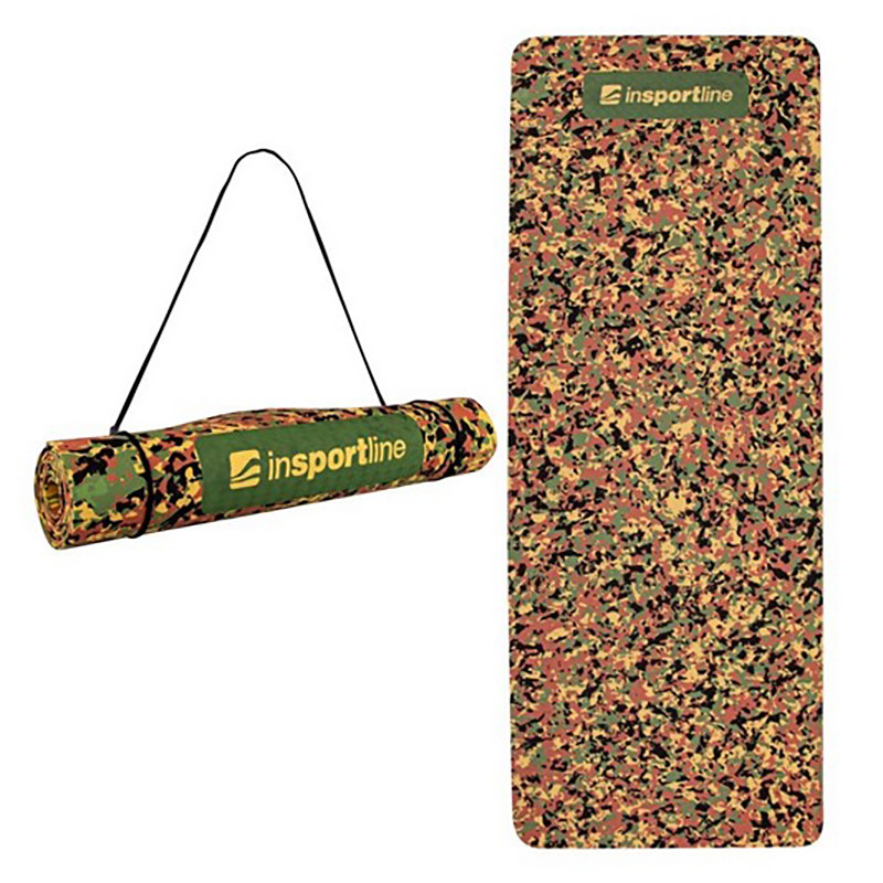 Килимок для йоги та фітнесу Camu inSPORTline 17993-1, 173 x 61 x 0,4 см 