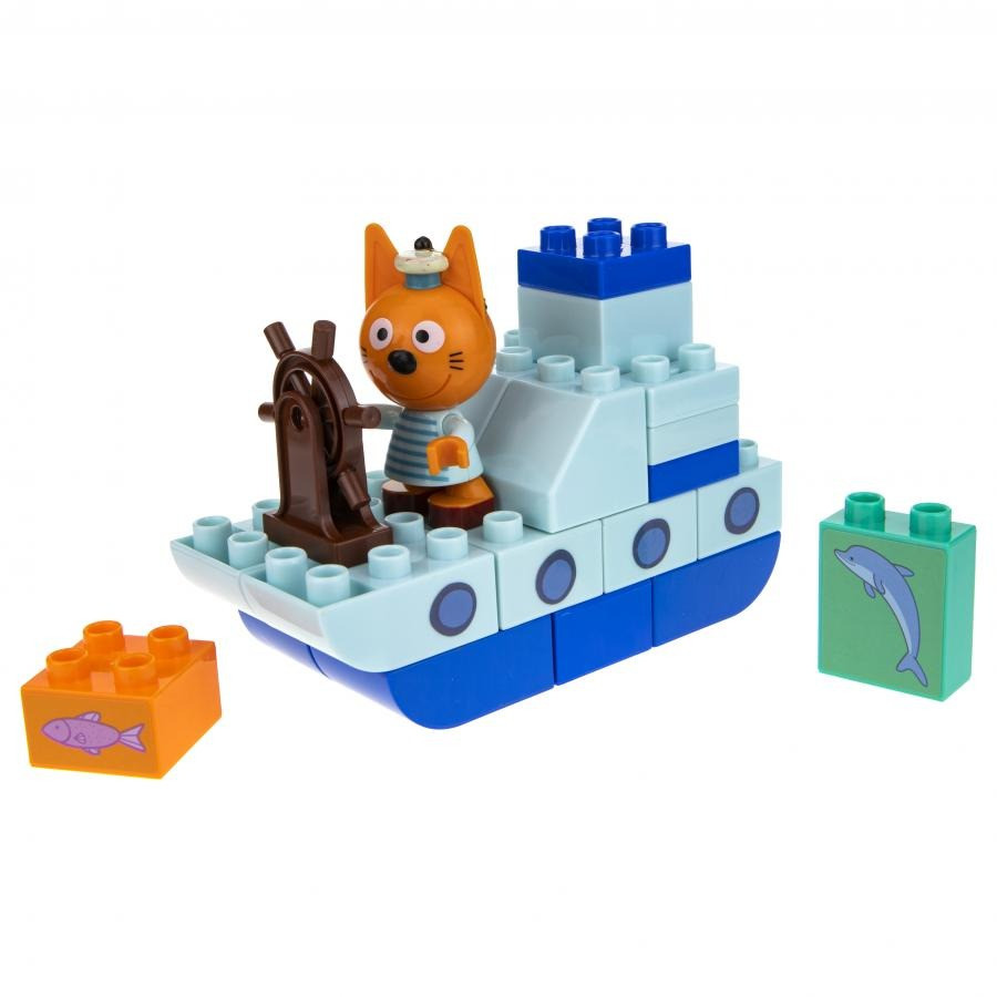 Игровой набор-конструктор Три кота T19755, 23 элемента