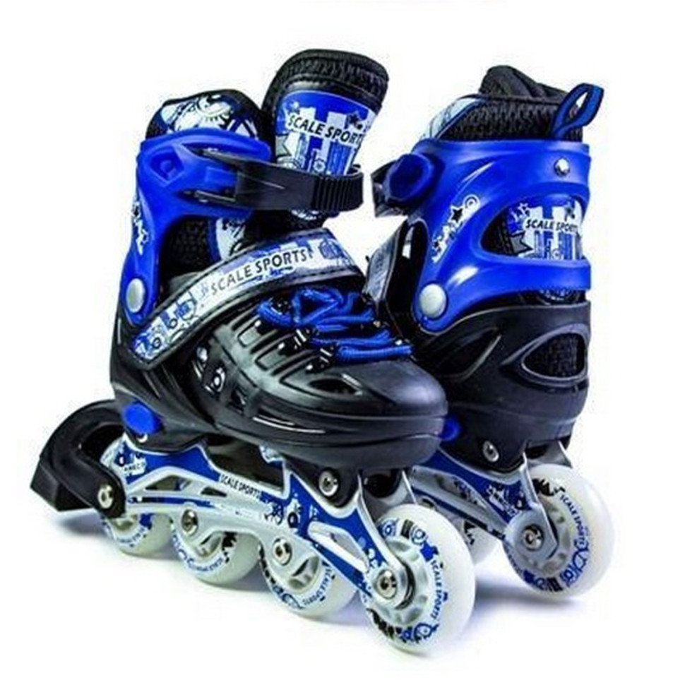 Комплект дитячих розсувних роликів Scale Sports LFC905MBLUE розмір 34-37