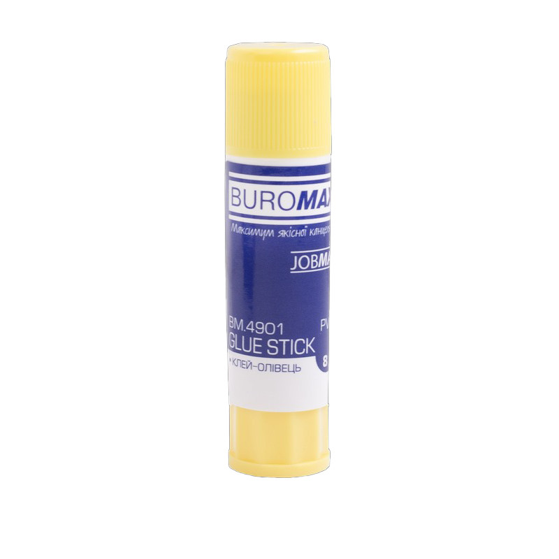 Универсальный клей карандаш BUROMAX BM.4901 основа PVA 8 грамм