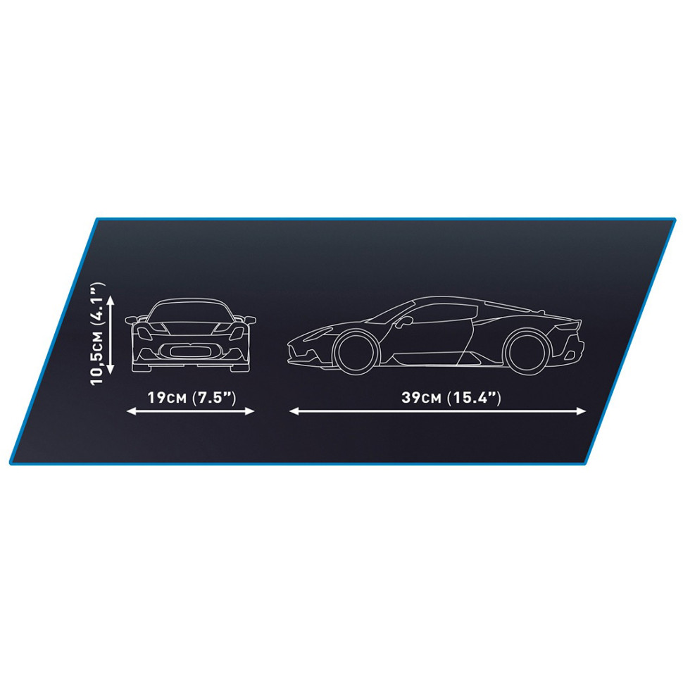Конструктор Автомобиль Мазерати MC20 COBI COBI-24335, 2269 деталей 1:12