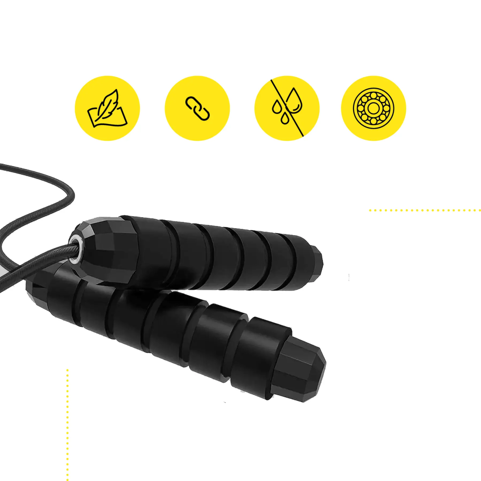 Скакалка для кросфіту Cornix Speed ​​Rope Classic XR-0353 чорний