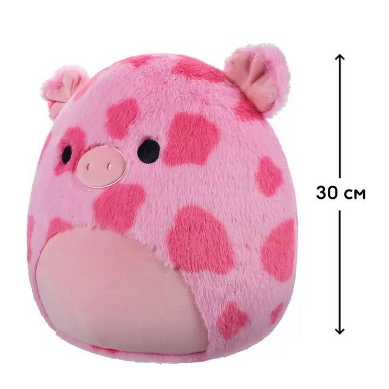 М'яка іграшка ПОРОСЯТКО ГВЕНДЕЛ Squishmallows SQCR05617, 30 см