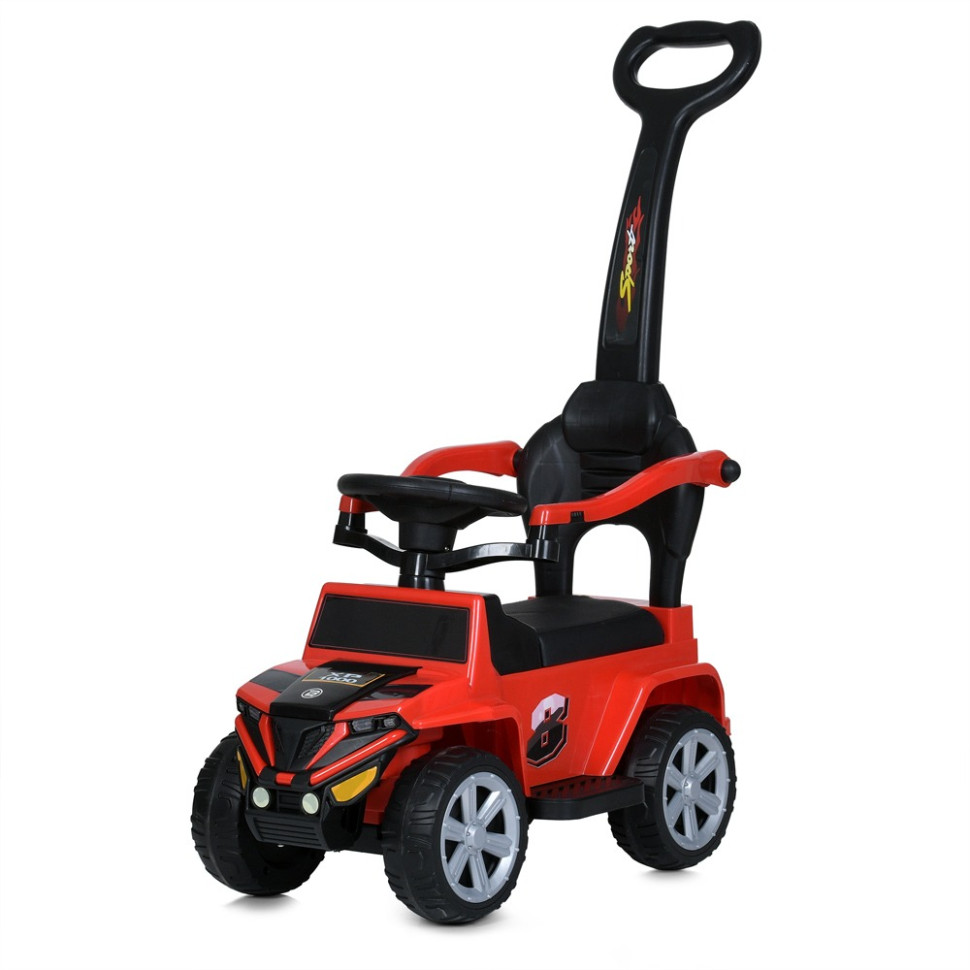 Детская каталка-толокар 2 в 1 Bambi Racer M 5805EL-3 с родительской ручкой