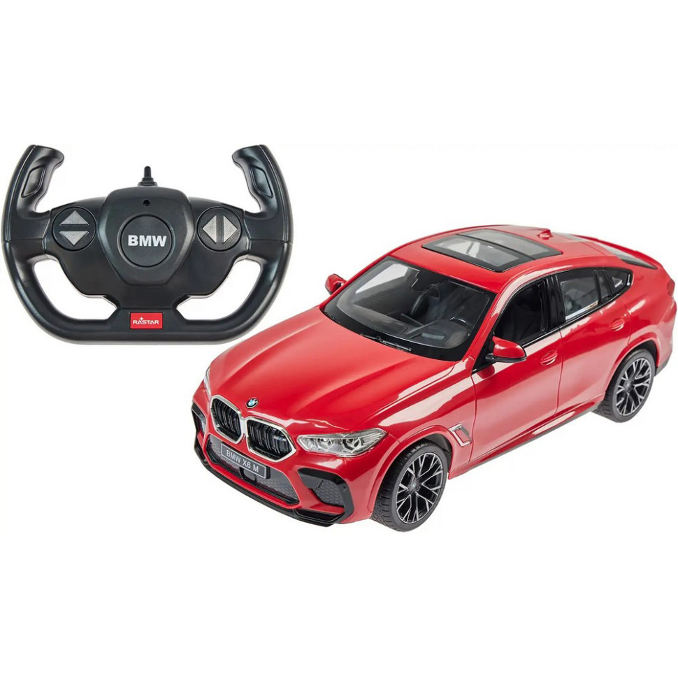 Машинка на радиоуправлении BMW X6 Rastar 99260 red 1:14 