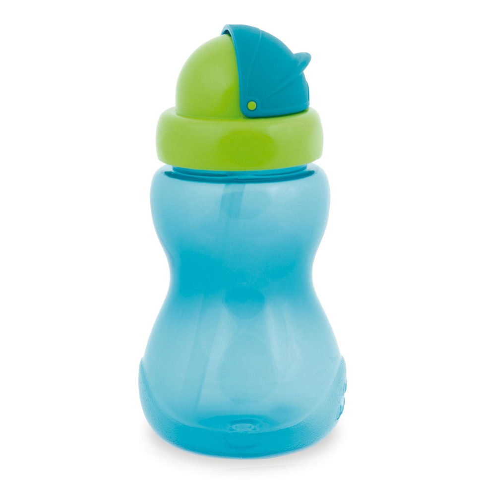 Бутылочка спортивная с трубочкой Canpol babies 56/109_blu 270 мл