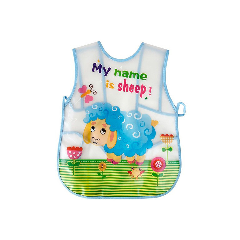 Слинявчик клейончатий на зав`язках Mega Zayka MGZ-0607(Blue)