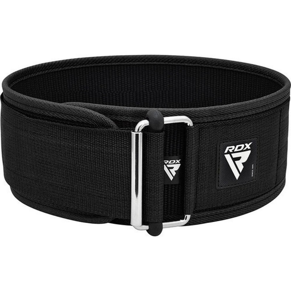 Пояс для важкої атлетики RX1 Weight Lifting Belt RDX Inc Limited WBS-RX1B-XL, Black, XL