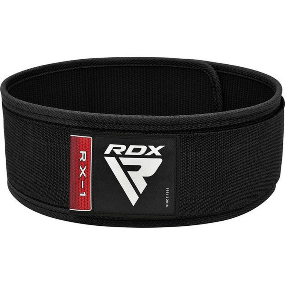 Пояс для важкої атлетики RX1 Weight Lifting Belt RDX Inc Limited WBS-RX1B-XL, Black, XL