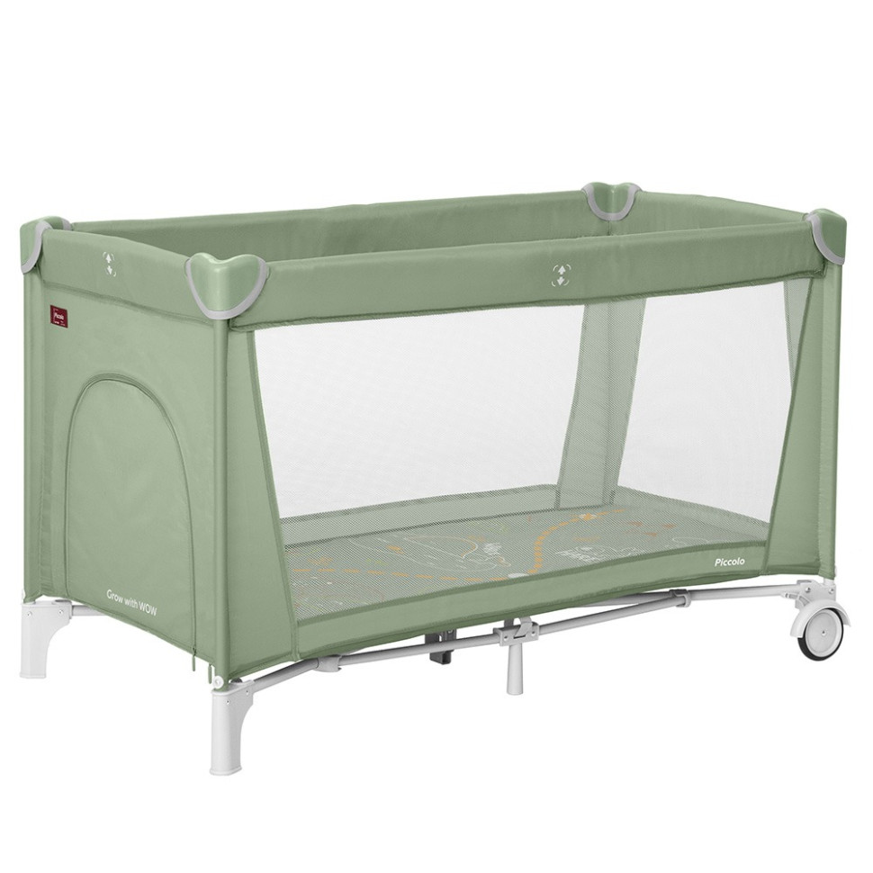 Детская кровать-манеж Piccolo Carrello CRL-18101 Mint Green
