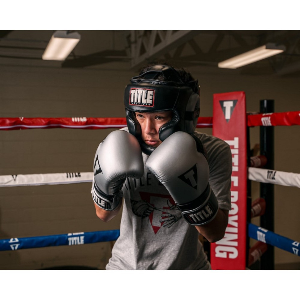 Боксерський шолом Platinum Premier Full 2.0 TITLE PHGF2 L BK, розмір L (капа в комплекті)