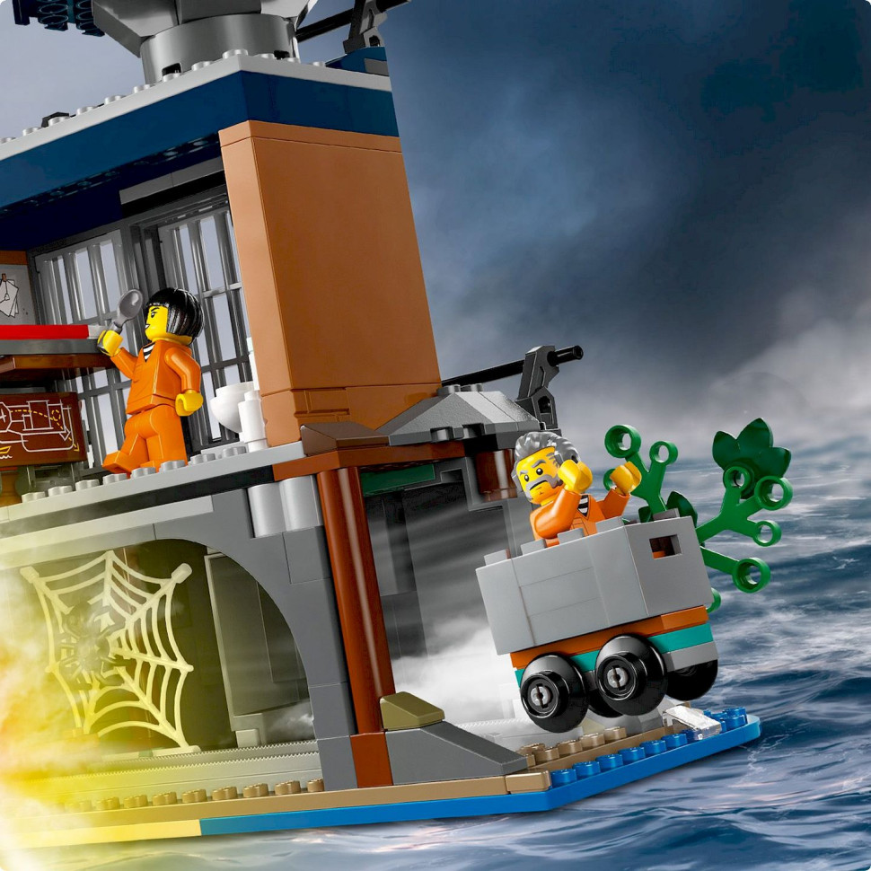Конструктор Полицейский остров-тюрьма LEGO 60419, 980 деталей 