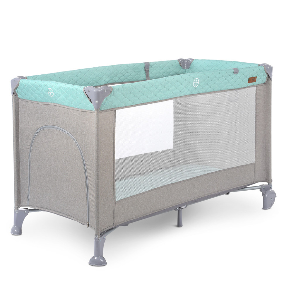 Детский манеж El Camino ME 1096 Mint Gray