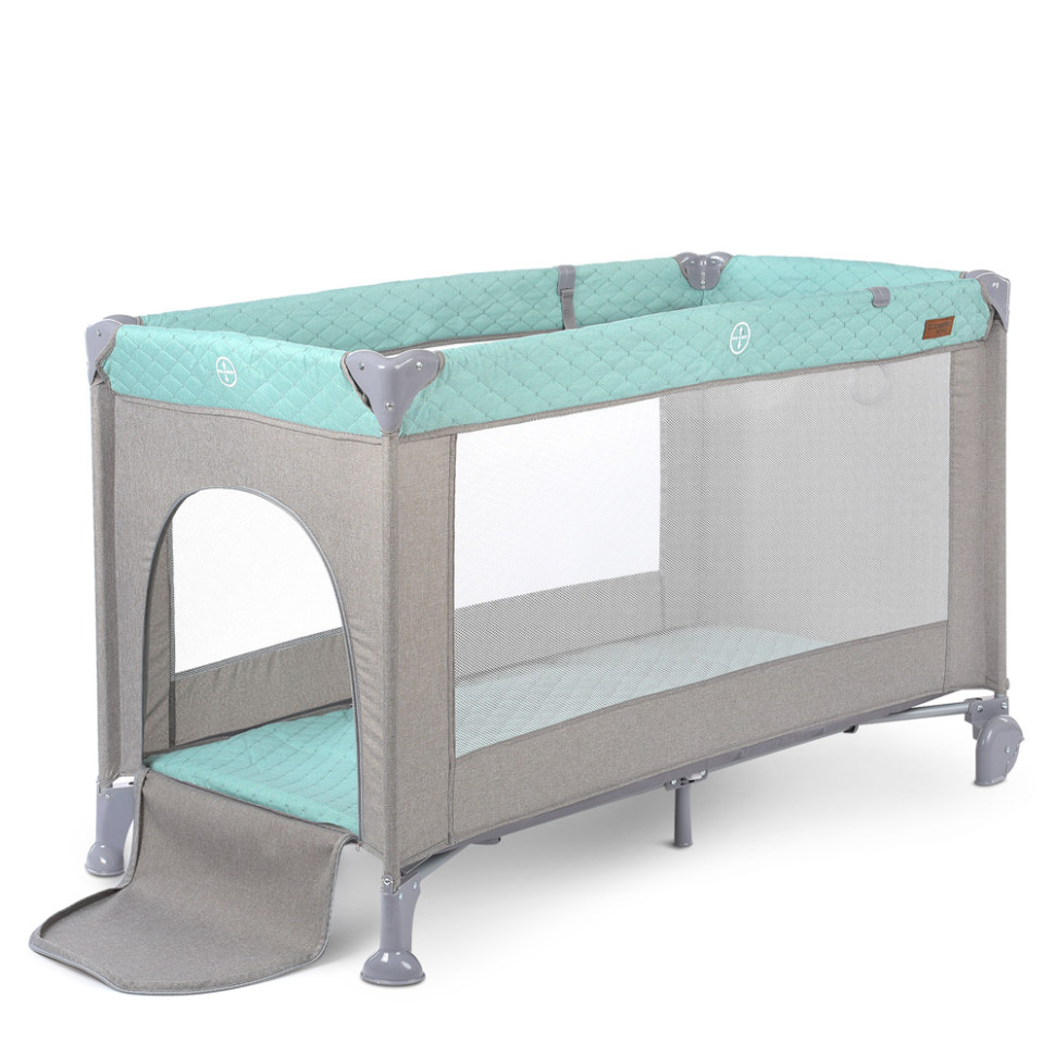Детский манеж El Camino ME 1096 Mint Gray
