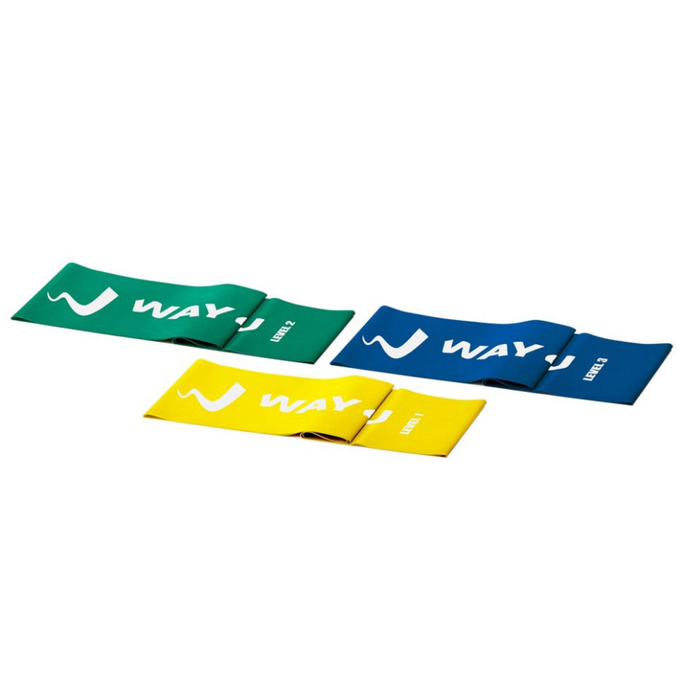Набор Эластичных лент для фитнеса Way4you 40159 (Set of 3)