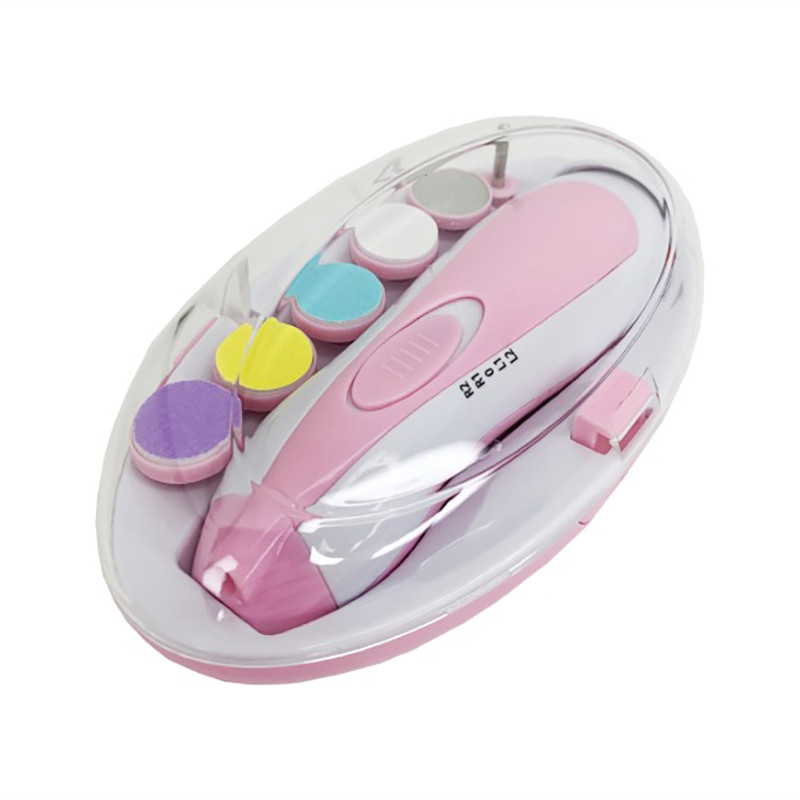 Детский электрический триммер для ногтей Mega Zayka MGZ-0720(Pink)