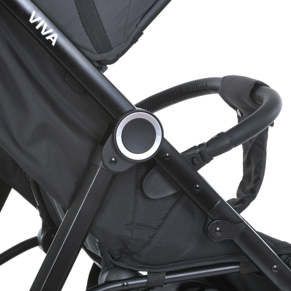 Коляска детская прогулочная VIVA Bambi M 5723 Ash gray, серая