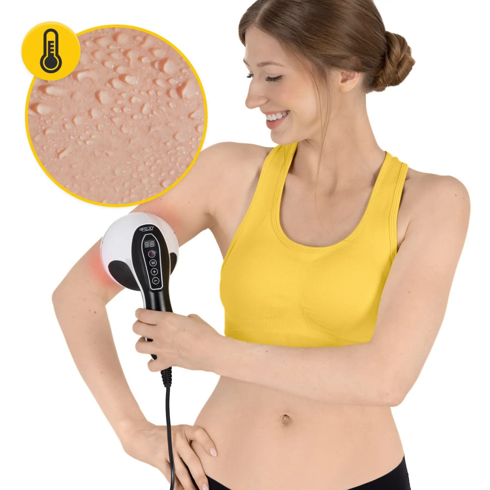 Ручний антицелюлітний масажер для тіла Body Shaping 4FIZJO 4FJ0557 White 4 в 1