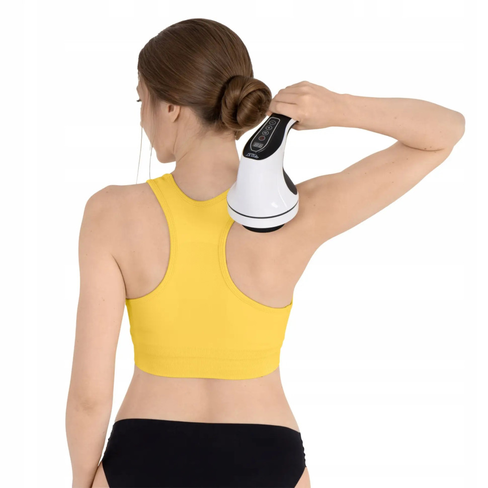Ручний антицелюлітний масажер для тіла Body Shaping 4FIZJO 4FJ0557 White 4 в 1