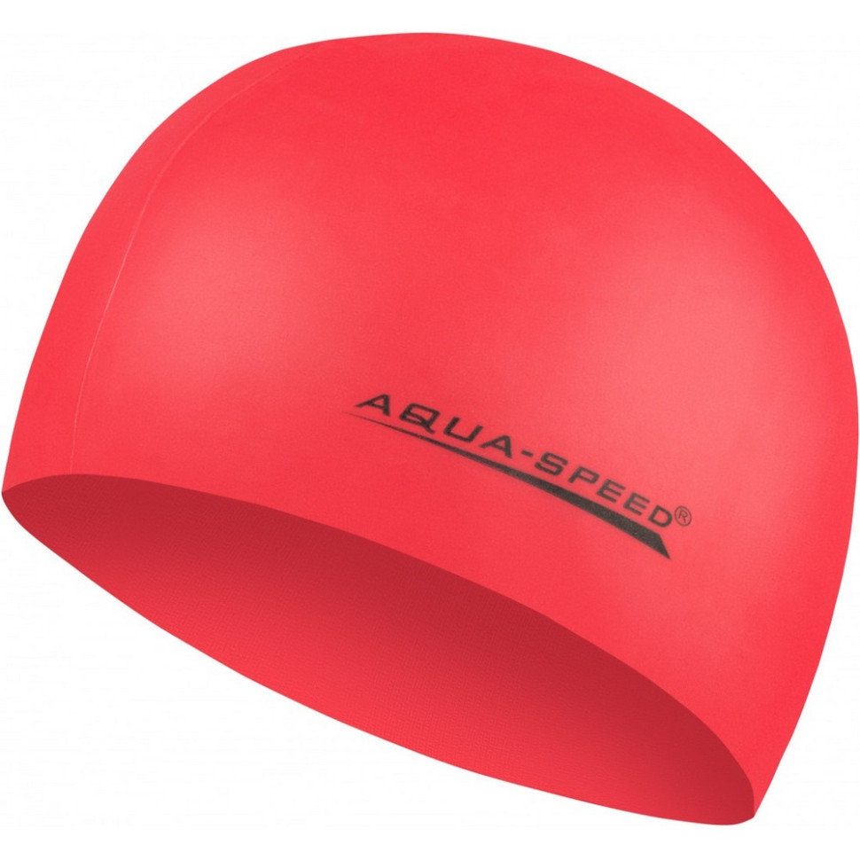 Шапка для плавання MEGA Aqua Speed​​ 100-31 червоний, OSFM