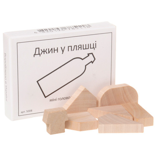 Мини головоломка Джин в бутылке укр. Заморочка 5008
