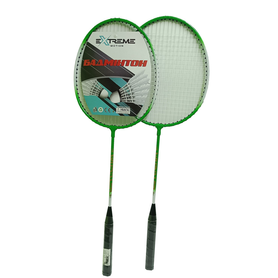 Набір Бадмінтону Bambi BD2306(Green) 2 ракетки, воланчик, в сумці