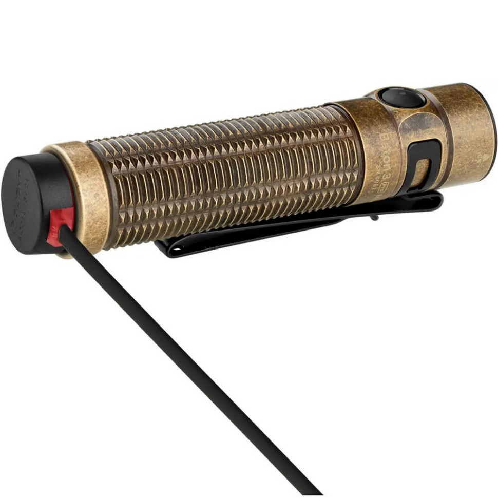 Фонарь Baton 3 Pro Max Brass Stonewash Olight Baton 3 Pro Max Brass, коричневый 2500 люмен