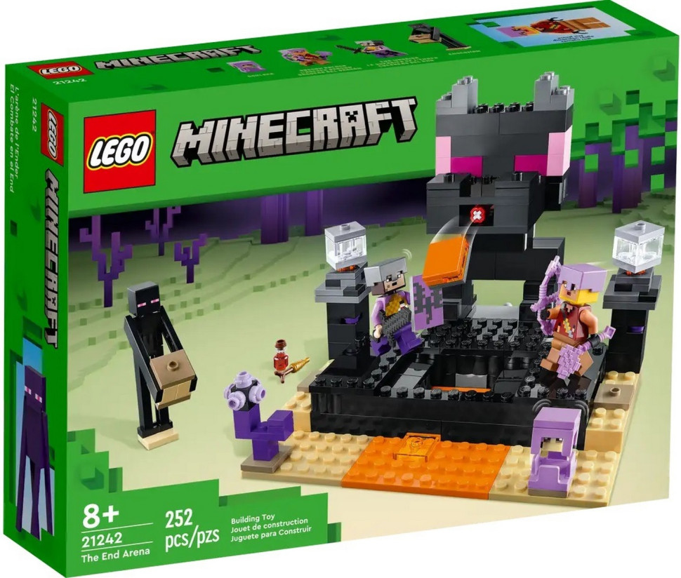Конструктор LEGO Minecraft Конечная арена 21242