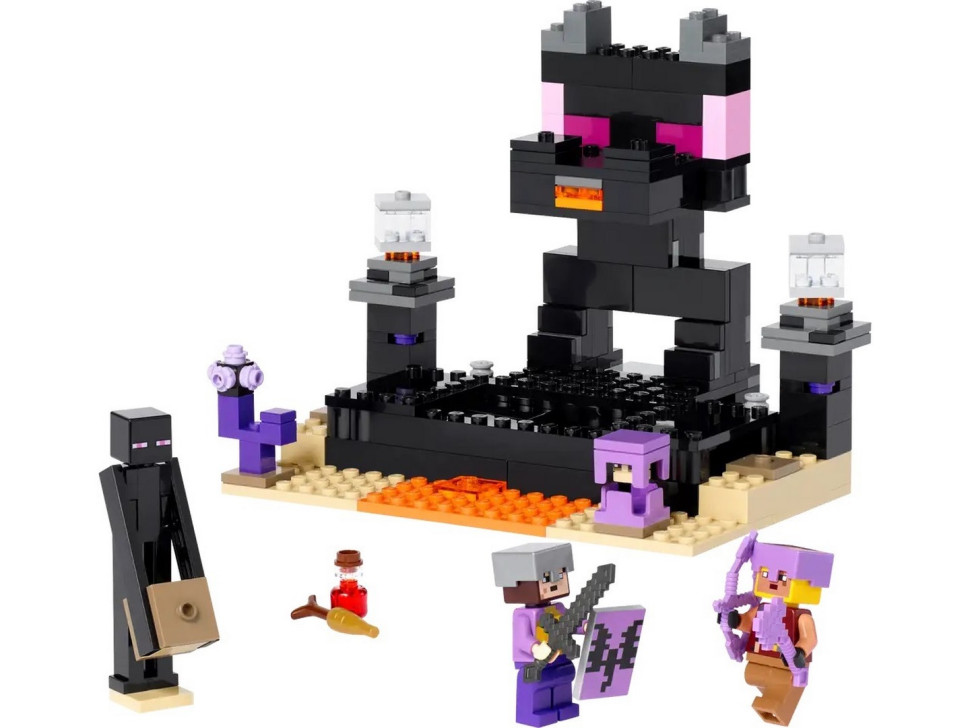 Конструктор LEGO Minecraft Конечная арена 21242