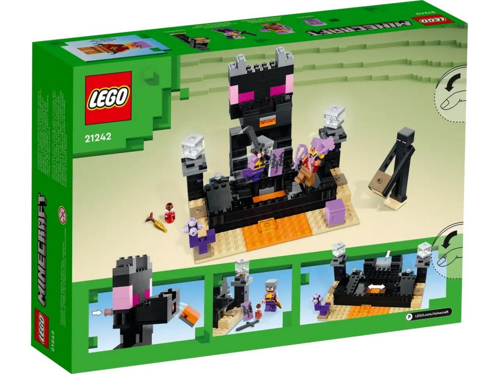 Конструктор LEGO Minecraft Конечная арена 21242