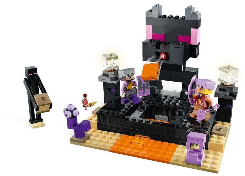 Конструктор LEGO Minecraft Конечная арена 21242