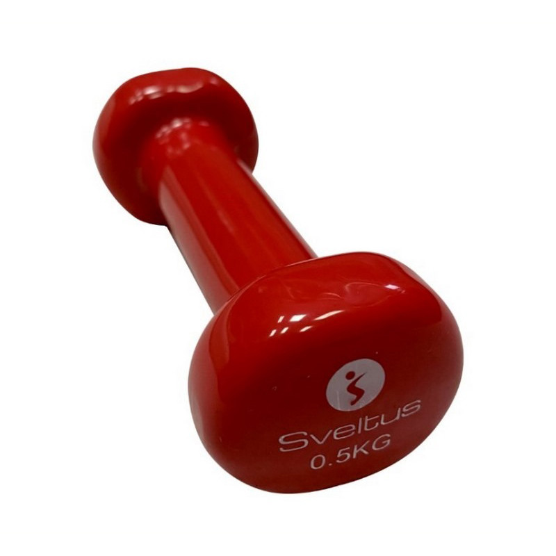 Гантель для фитнеса виниловая Sveltus SLTS-1180-9, 1 шт 0.5 кг