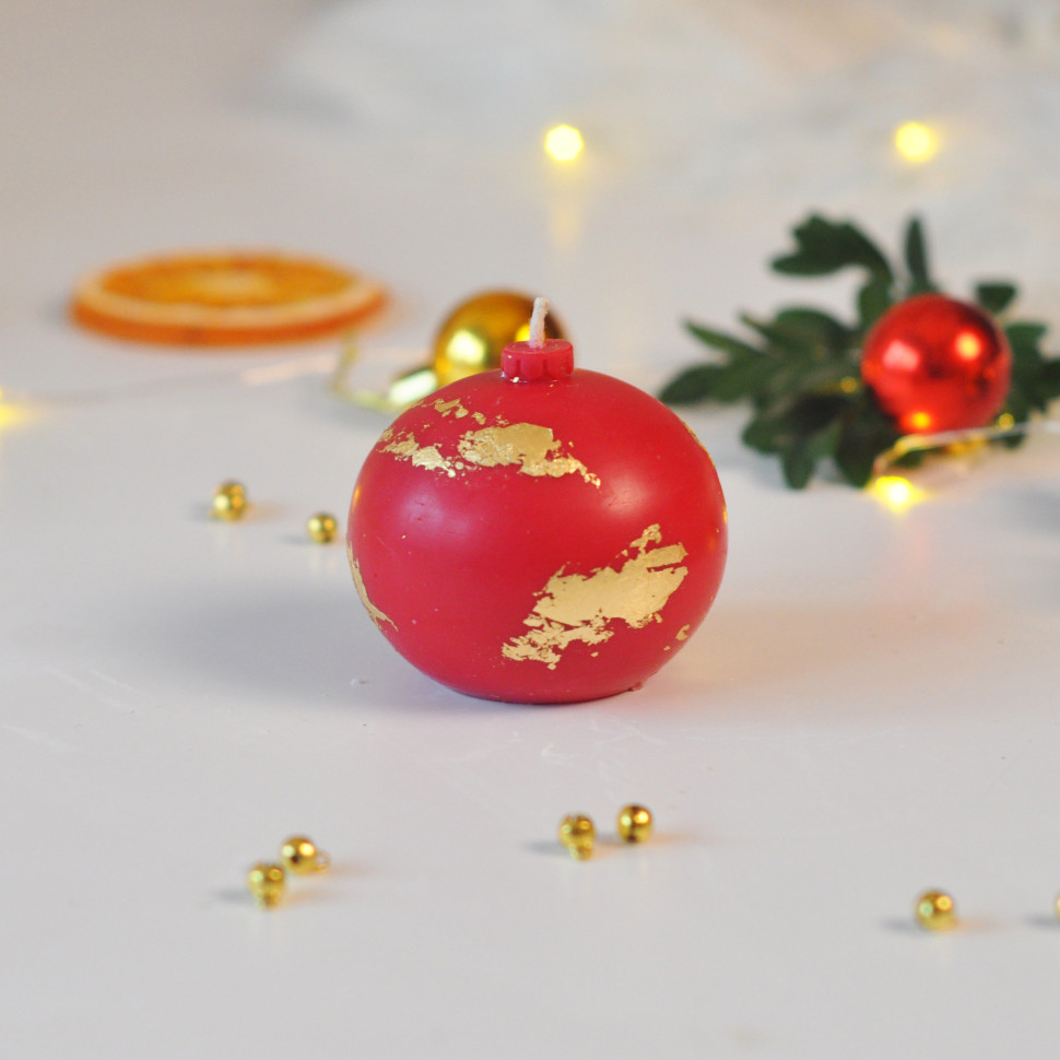 Формовая свеча ручной роботы из соевого воска 