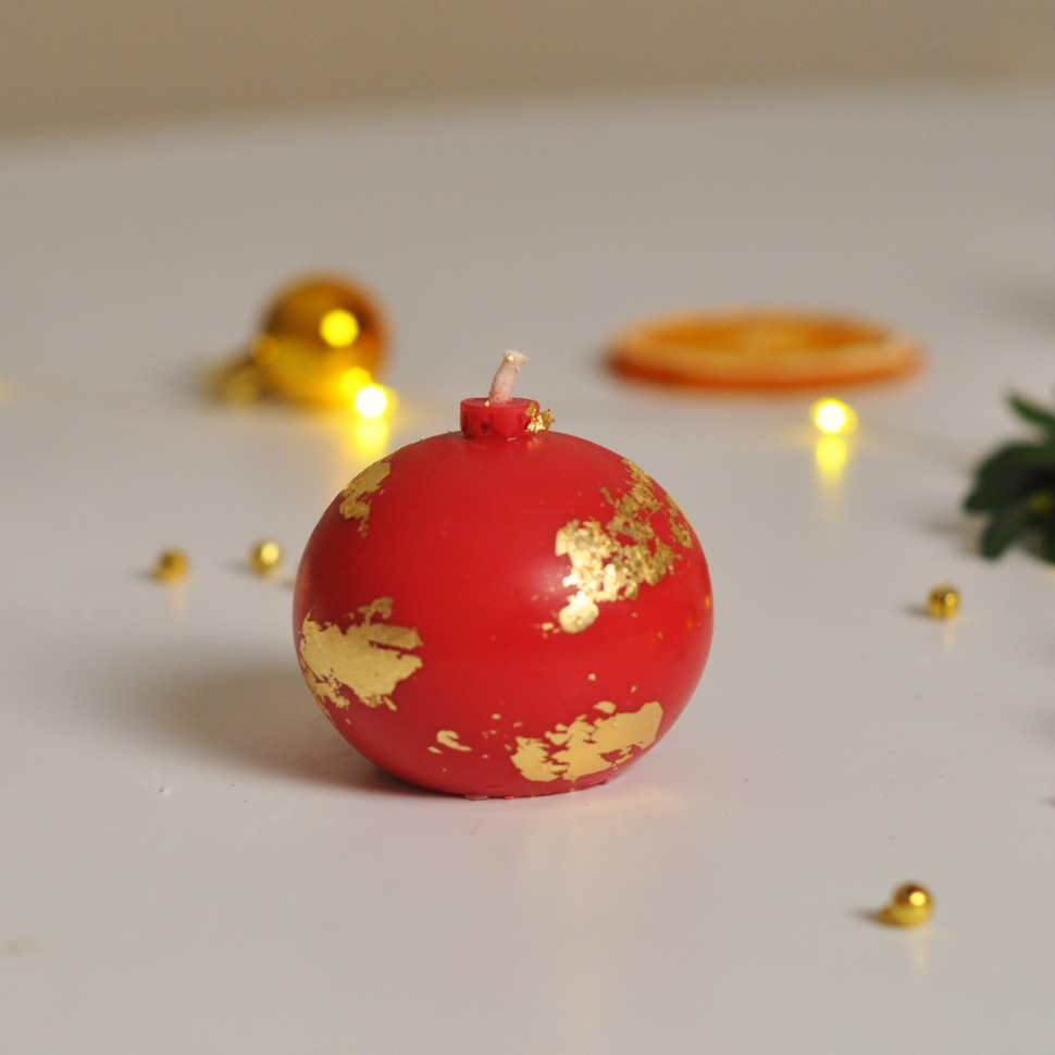 Формовая свеча ручной роботы из соевого воска 