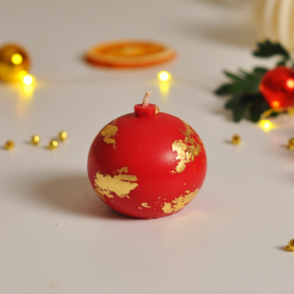 Формовая свеча ручной роботы из соевого воска 